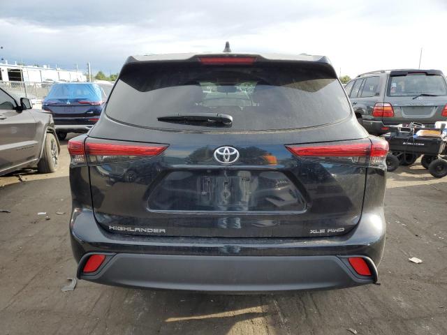 5TDHZRBH9MS554527 - 2021 TOYOTA HIGHLANDER XLE Negro foto 6