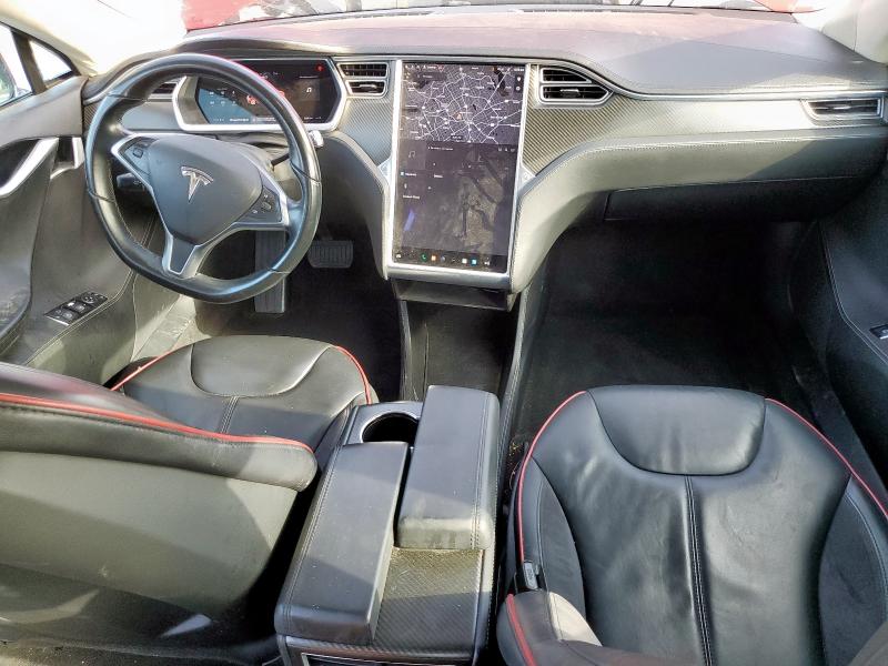 5YJSA1H17EFP35821 - 2014 TESLA MODEL S წითელი ფოტო 8