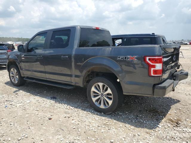 1FTEW1E5XJKC70177 - 2018 FORD F150 SUPERCREW GRAY photo 2