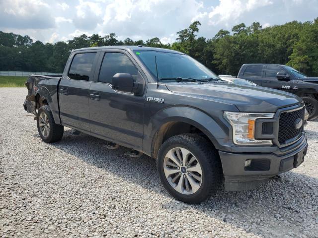 1FTEW1E5XJKC70177 - 2018 FORD F150 SUPERCREW GRAY photo 4