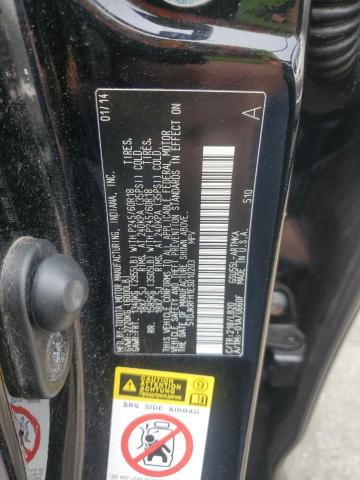 5TDJKRFH1ES010203 - 2014 TOYOTA HIGHLANDER XLE BLACK photo 13