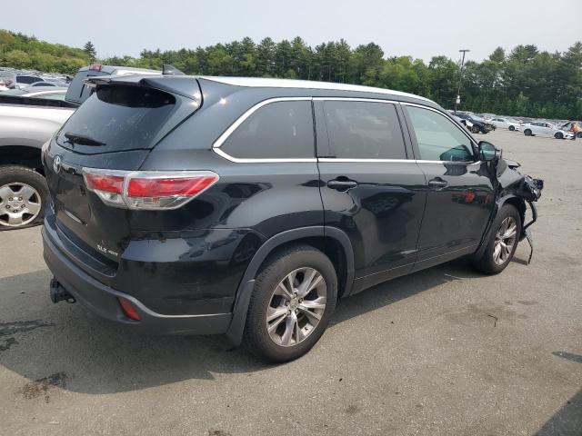 5TDJKRFH1ES010203 - 2014 TOYOTA HIGHLANDER XLE BLACK photo 3