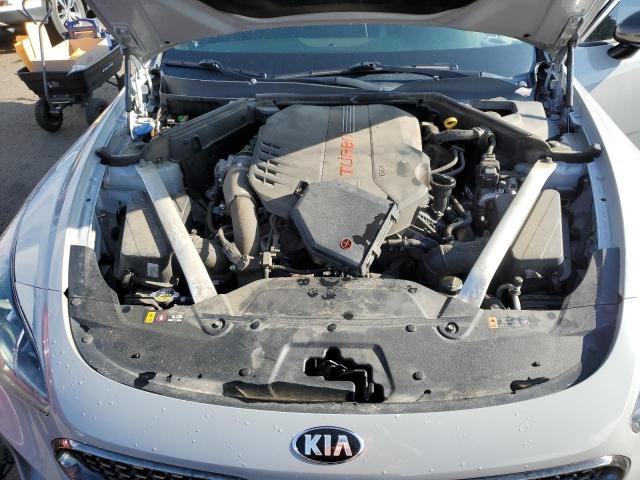 KNAE45LC5K6045686 - 2019 KIA STINGER GT1 SILVER photo 11