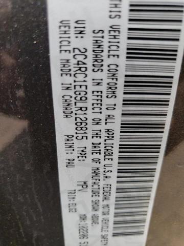 2C4RC1EG9LR126815 - 2020 CHRYSLER PACIFICA TOURING L PLUS CHARCOAL photo 14