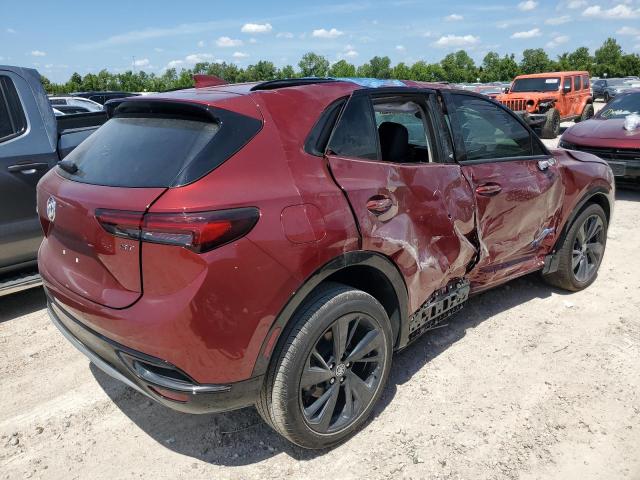 LRBFZNR41PD033772 - 2023 BUICK ENVISION ESSENCE მუქწითელი ფოტო 3