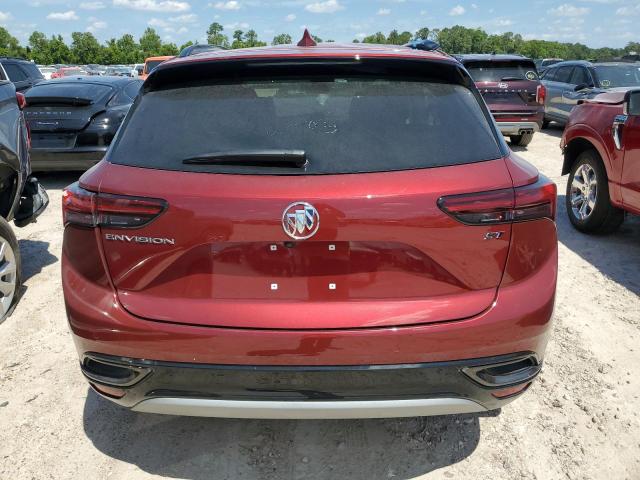 LRBFZNR41PD033772 - 2023 BUICK ENVISION ESSENCE MAROON photo 6
