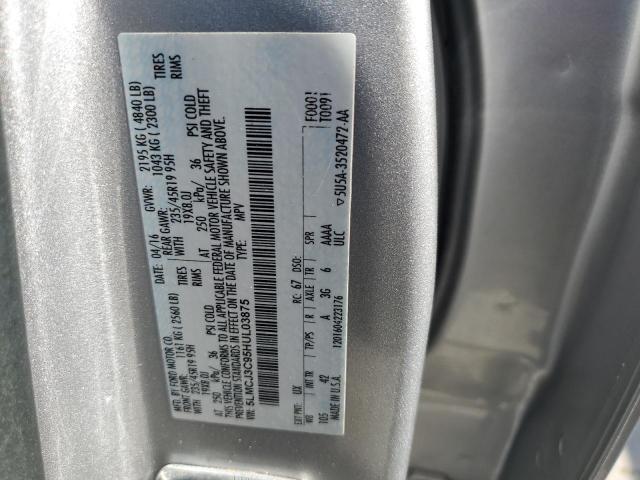 5LMCJ3C95HUL03875 - 2017 LINCOLN MKC RESERVE Gümüş foto 13