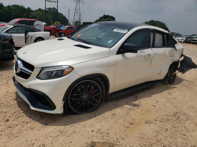 4JGED7FB7KA155133 - 2019 MERCEDES-BENZ GLE COUPE 63 AMG-S WHITE photo 1