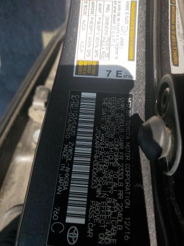 JTDKARFP4H3006053 - 2017 TOYOTA PRIUS PRIM გრაფიტი ფოტო 13