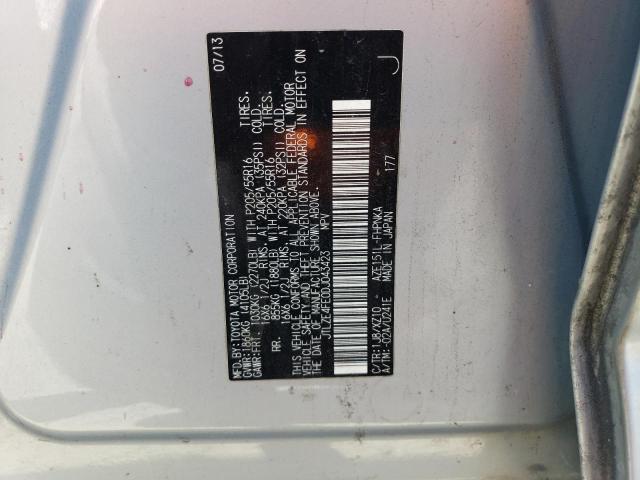 JTLZE4FE0DJ043423 - 2013 TOYOTA SCION XB 银色 照片 14
