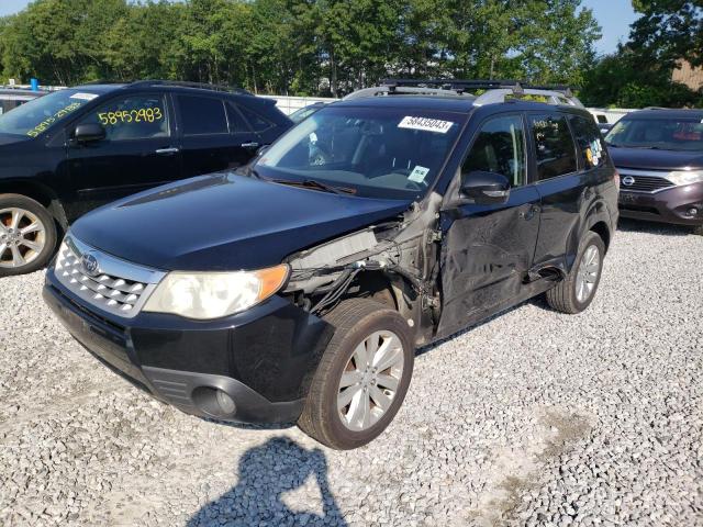 JF2SHAGC2DH404708 - 2013 SUBARU FORESTER TOURING 黑色 照片 1