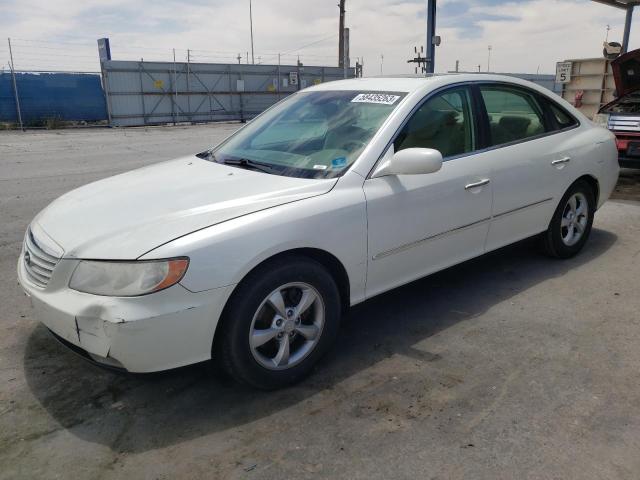 KMHFC46F76A072767 - 2006 HYUNDAI AZERA SE WHITE photo 1