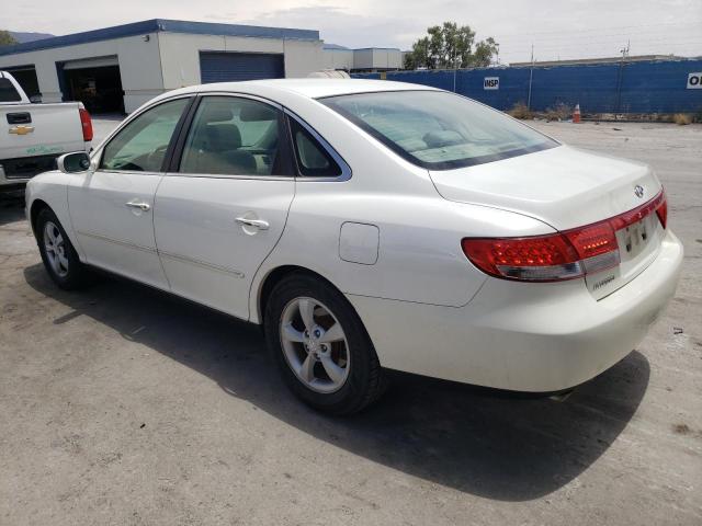 KMHFC46F76A072767 - 2006 HYUNDAI AZERA SE WHITE photo 2