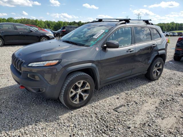 1C4PJMBS9HW638497 - 2017 JEEP CHEROKEE TRAILHAWK CHARCOAL photo 1
