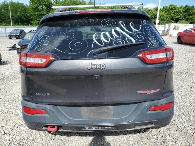 1C4PJMBS9HW638497 - 2017 JEEP CHEROKEE TRAILHAWK CHARCOAL photo 6