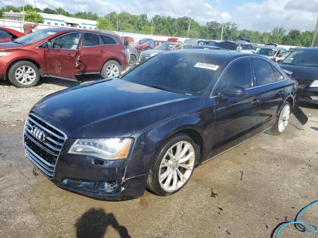 WAUAGAFD4EN002244 - 2014 AUDI A8 QUATTRO BLUE photo 1