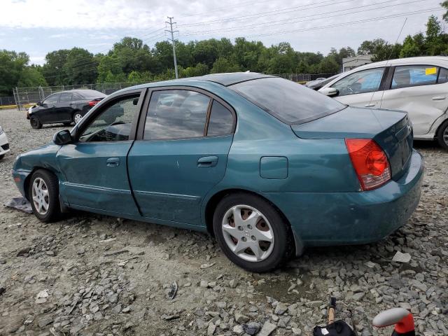 KMHDN46D76U215232 - 2006 HYUNDAI ELANTRA GLS GREEN photo 2