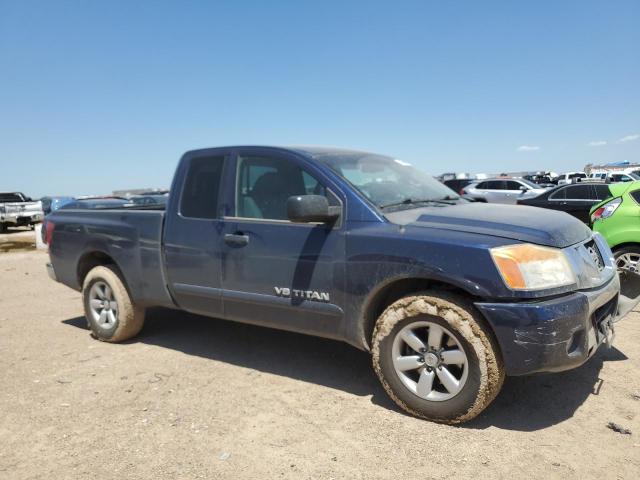 1N6BA0CA3CN330651 - 2012 NISSAN TITAN S BLUE photo 4