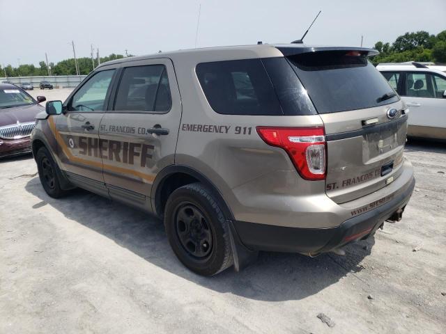 1FM5K8AR0EGC27324 - 2014 FORD EXPLORER POLICE INTERCEPTOR TAN photo 2