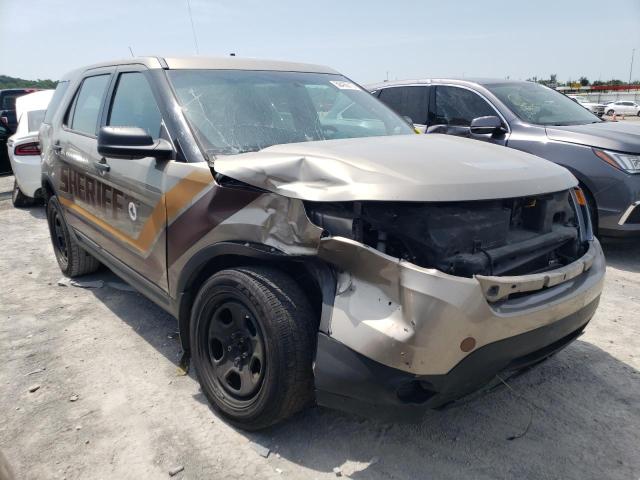 1FM5K8AR0EGC27324 - 2014 FORD EXPLORER POLICE INTERCEPTOR TAN photo 4