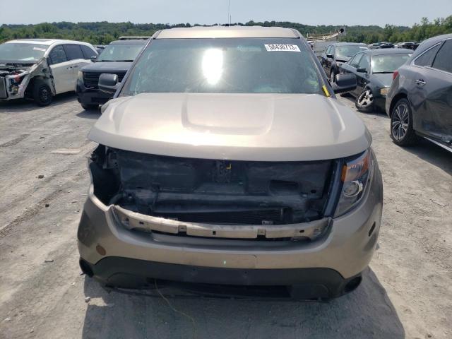1FM5K8AR0EGC27324 - 2014 FORD EXPLORER POLICE INTERCEPTOR TAN photo 5