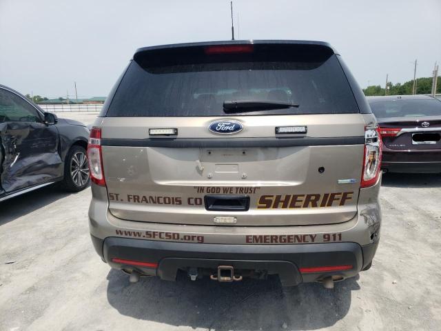 1FM5K8AR0EGC27324 - 2014 FORD EXPLORER POLICE INTERCEPTOR TAN photo 6