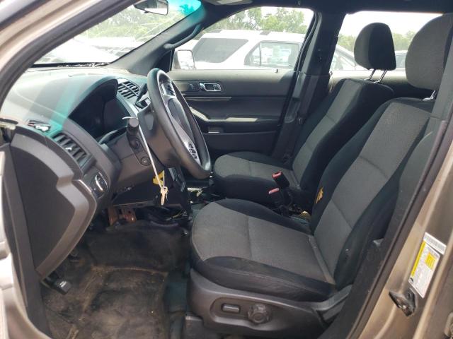 1FM5K8AR0EGC27324 - 2014 FORD EXPLORER POLICE INTERCEPTOR TAN photo 7