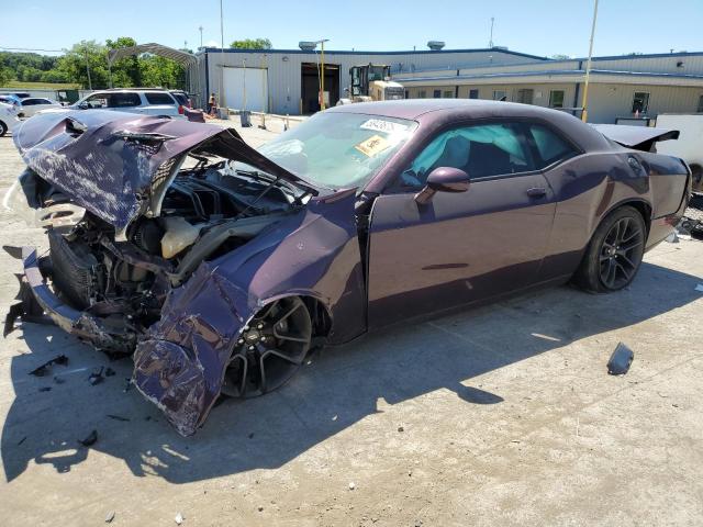 2C3CDZFJ3MH651098 - 2021 DODGE CHALLENGER R/T SCAT PACK PURPLE photo 1
