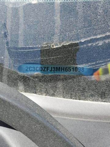 2C3CDZFJ3MH651098 - 2021 DODGE CHALLENGER R/T SCAT PACK PURPLE photo 13