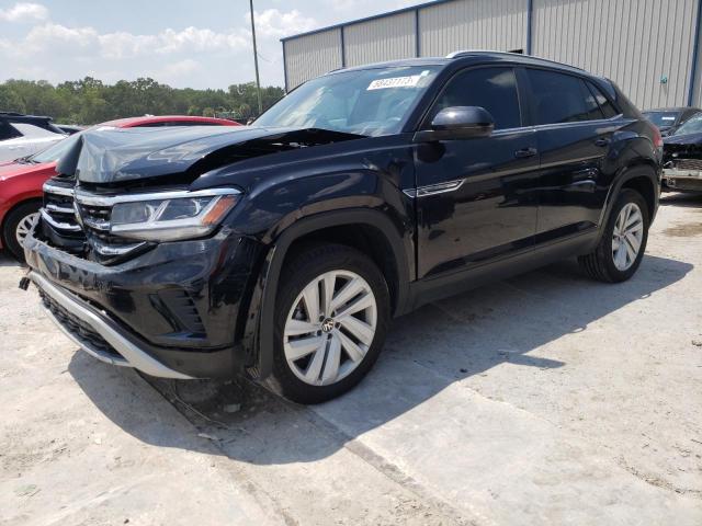 1V2KE2CAXNC213102 - 2022 VOLKSWAGEN ATLAS CROS SE Черный фото 1