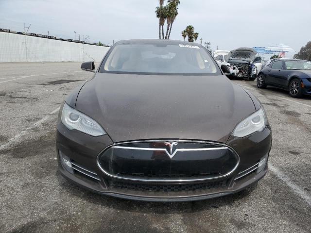 5YJSA1DP0DFP18285 - 2013 TESLA MODEL S 棕色 照片 5