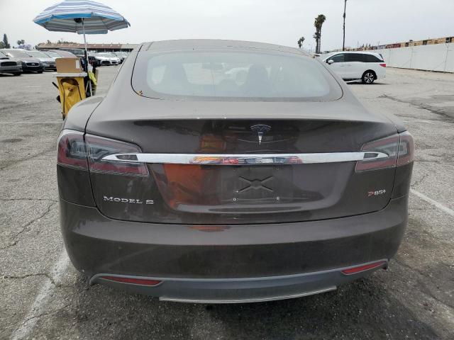 5YJSA1DP0DFP18285 - 2013 TESLA MODEL S 棕色 照片 6
