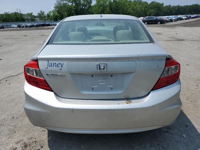 2HGFB2F90CH517192 - 2012 HONDA CIVIC EXL 银色 照片 6