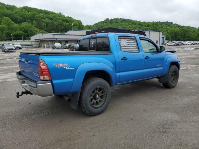 5TEJU62N47Z445713 - 2007 TOYOTA TACOMA DOUBLE CAB PRERUNNER BLUE photo 3