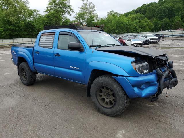 5TEJU62N47Z445713 - 2007 TOYOTA TACOMA DOUBLE CAB PRERUNNER BLUE photo 4