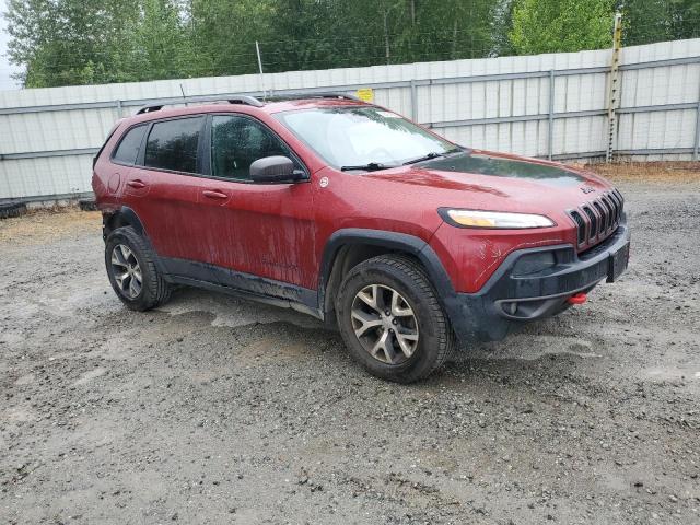 1C4PJMBS9GW156658 - 2016 JEEP CHEROKEE TRAILHAWK RED photo 4