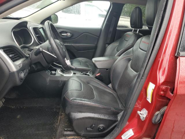 1C4PJMBS9GW156658 - 2016 JEEP CHEROKEE TRAILHAWK RED photo 7