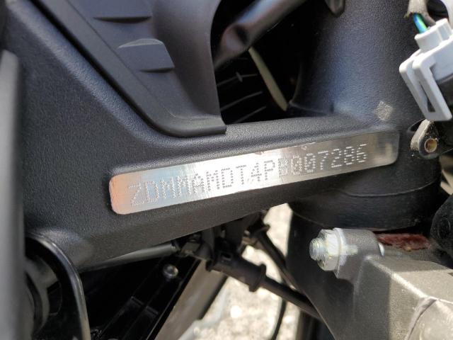 ZDMMAMDT4PB007286 - 2023 DUCATI MONSTER BLACK photo 10