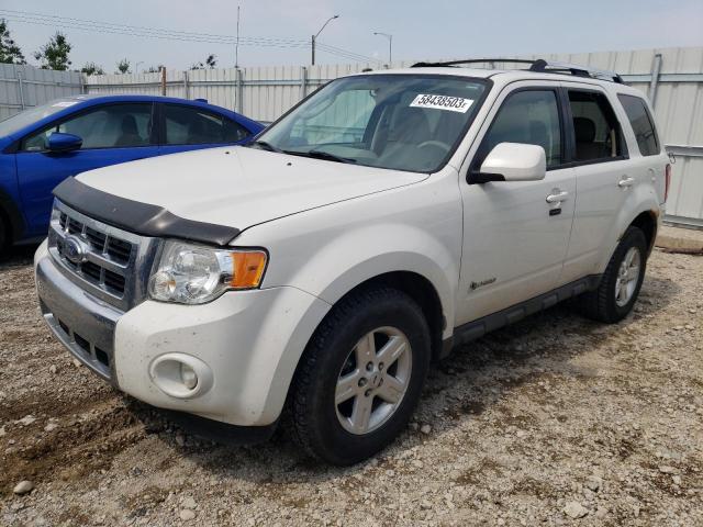 1FMCU59349KC00260 - 2009 FORD ESCAPE HYBRID WHITE photo 1