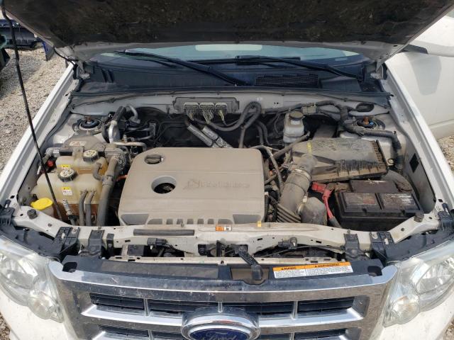 1FMCU59349KC00260 - 2009 FORD ESCAPE HYBRID WHITE photo 12