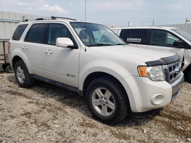 1FMCU59349KC00260 - 2009 FORD ESCAPE HYBRID WHITE photo 4