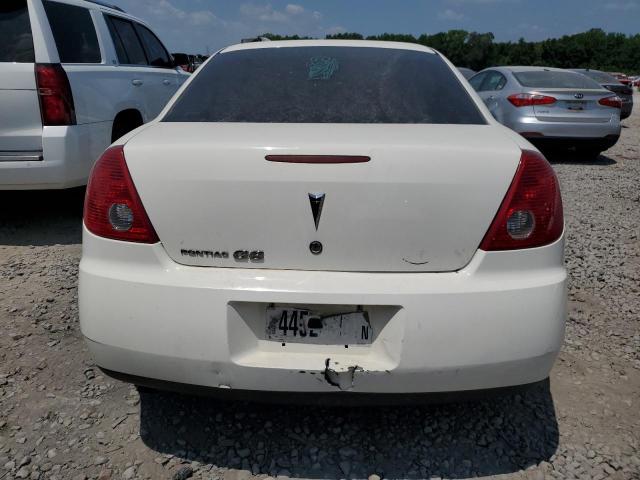 1G2ZF58B174192111 - 2007 PONTIAC G6 VALUE LEADER WHITE photo 6