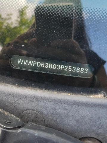 WVWPD63B03P253883 - 2003 VOLKSWAGEN PASSAT GLS BLACK photo 10