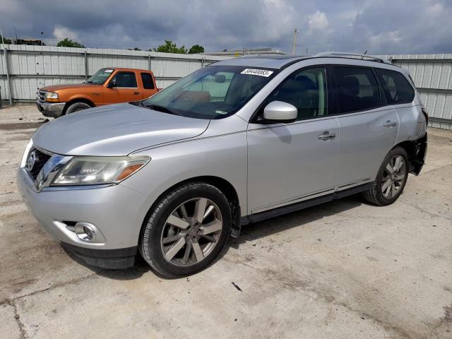5N1AR2MN7FC669395 - 2015 NISSAN PATHFINDER S SILVER photo 1