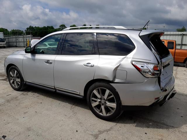 5N1AR2MN7FC669395 - 2015 NISSAN PATHFINDER S SILVER photo 2
