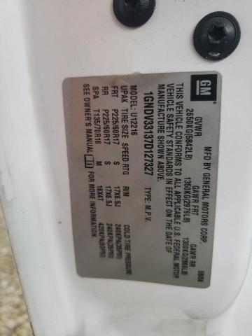 1GNDV33137D127327 - 2007 CHEVROLET UPLANDER LT WHITE photo 14