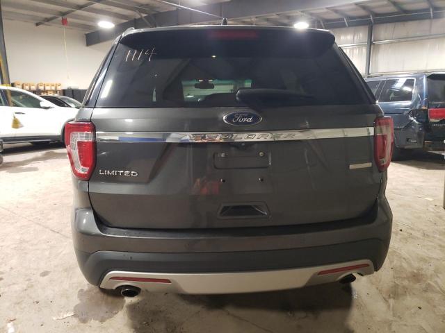 1FM5K7FH6GGC29348 - 2016 FORD EXPLORER LIMITED GRAY photo 6