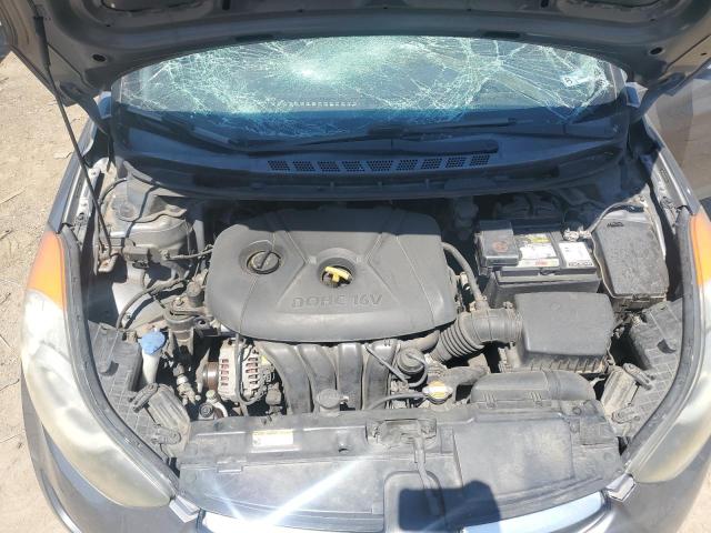 5NPDH4AE8CH076844 - 2012 HYUNDAI ELANTRA GLS GRAY photo 11