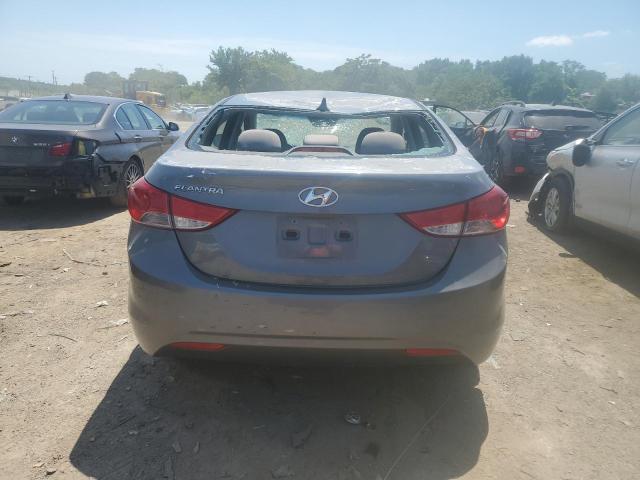 5NPDH4AE8CH076844 - 2012 HYUNDAI ELANTRA GLS GRAY photo 6