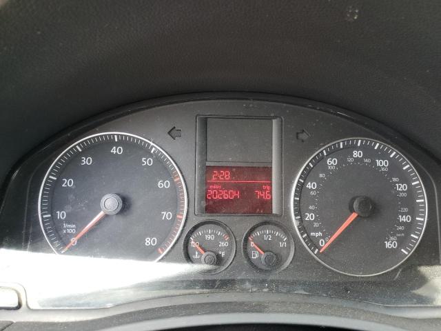 3VWEG71K37M128263 - 2007 VOLKSWAGEN JETTA WOLFSBURG 黑色 照片 9